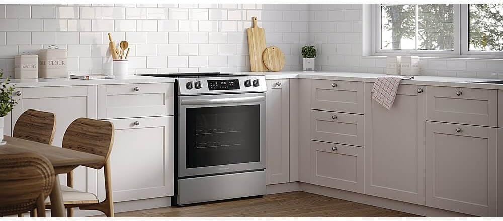 Frigidaire FCFE3083AS 5.3 Cu. Ft. Stainless Steel Freestanding Electric Range with Convection Bake