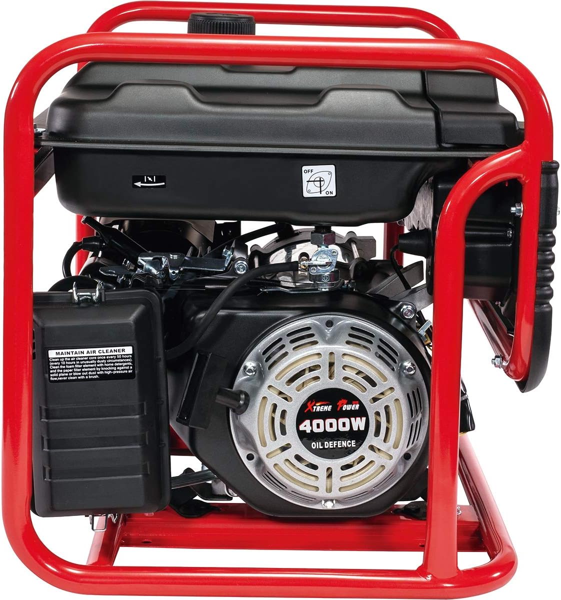 XtremepowerUS 4000-Watt Gasoline Generator Emergency Lifan Engine Camping 4-Cycle Gas Powered Air Cooled OHV (EPA)