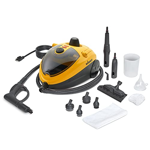 Wagner Spraytech 0282014 915e On-Demand Steam Cleaner & Wallpaper Removal, Multipurpose Power Steamer, 18 Attachments Included (Some Pieces Included in Storage Compartment) For Floor