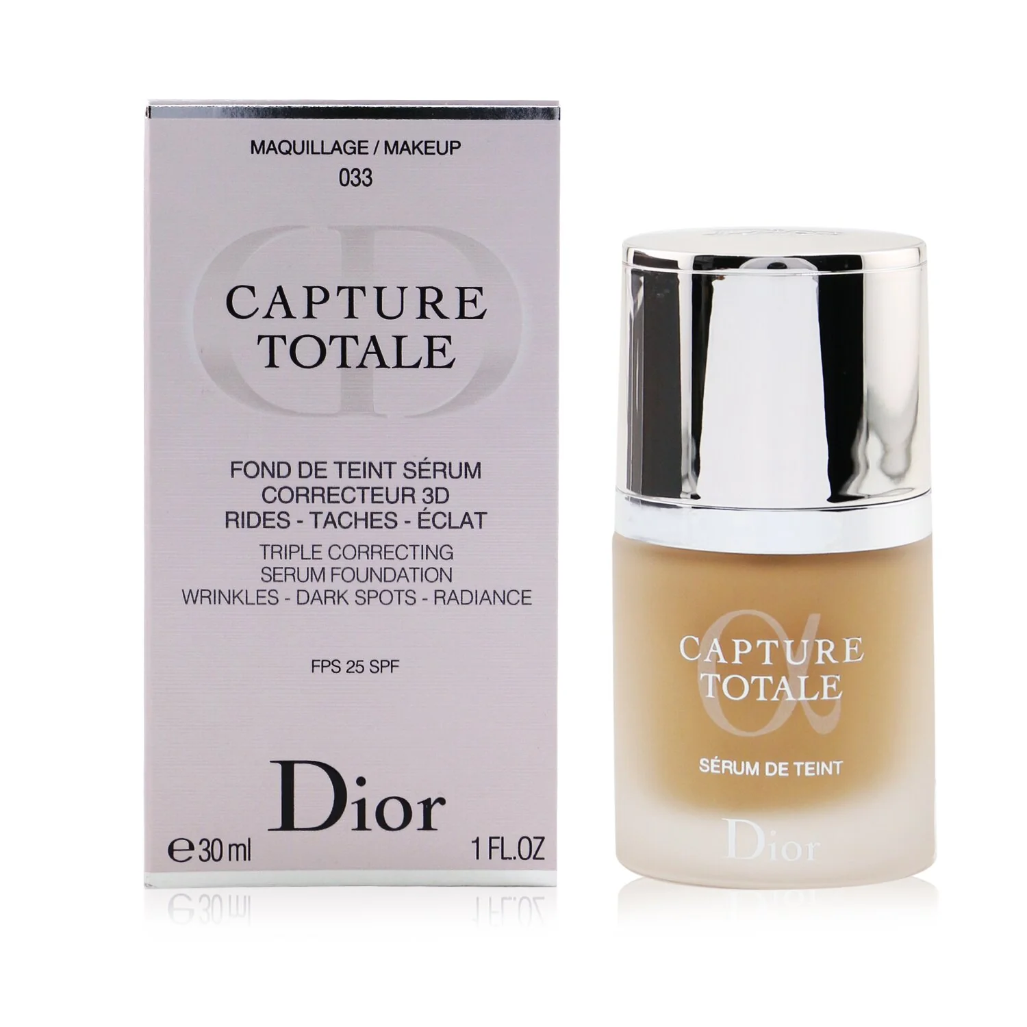 Christian Dior Capture Totale Triple Correcting Serum Foundation SPF25 - # 032 Rosy Beige  30ml/1oz