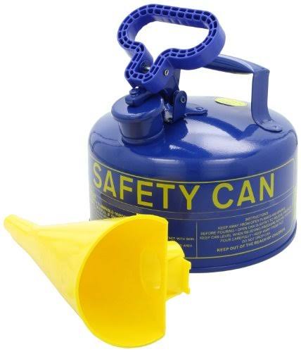 Eagle UI-20-FSB Type I Metal Safety Can with F-15 Funnel, Kerosene, 11-1/4x22 WIDT