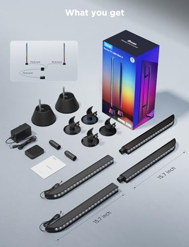 Govee Smart TV Light Bar, 31 Inch LED Light Bar with Scene and Music Modes