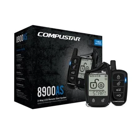 Compustar CS8900-AS All-in-One 2-Way Remote Start + Security Bundle