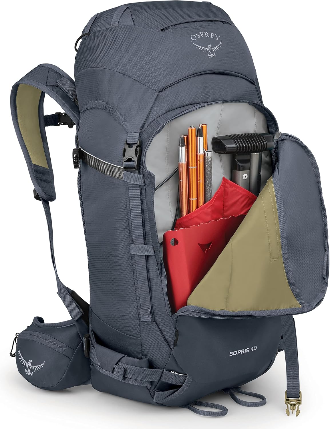 Osprey Sopris 40L Women's Ski Backpack, Tungsten Grey