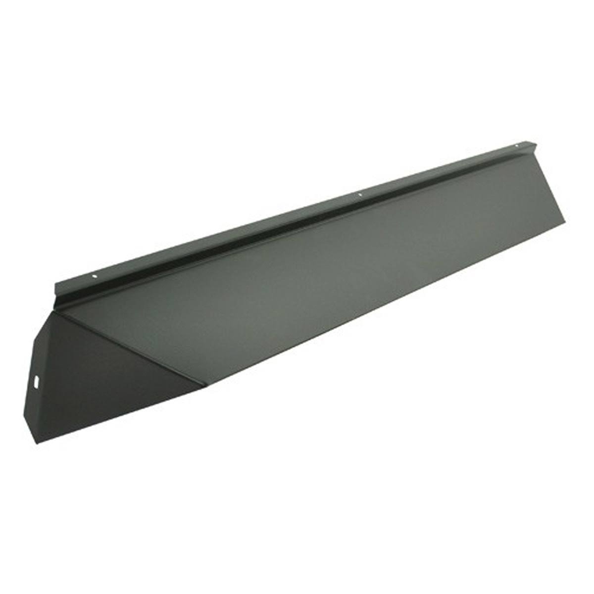 Elite Fireplace 36&& Canopy Hood 4&& Wide Track Mount - Matte Black
