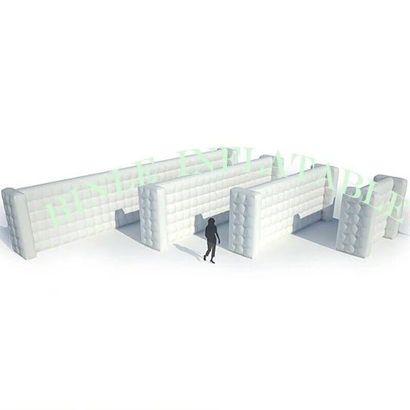 Inflatable Wall Partition Room Divider Event Conference Office Exhibition Giant (13 FT (Length)), White