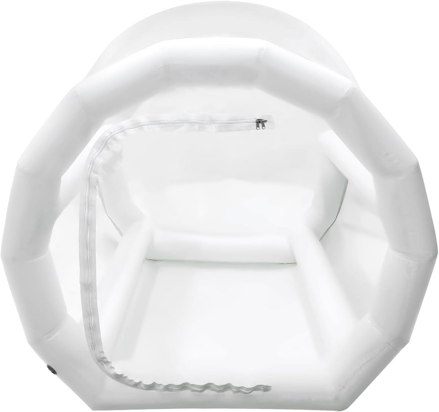 Inflatable Bubble Tent, Outside Transparent Bubble House Foldable PVC Clear Bubble Tent Eco Home Tent w/600W Black Air Pump and 300W Yellow Blower Luxury Dome for Camping Party (118in+78in)*94in(L*H)