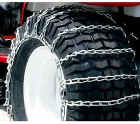 Maxtrac Snow Blower/Garden Tractor Tire Chains, 2 Link Spacing, Steel, Pair - Lot of 2