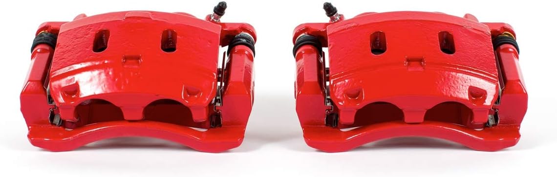 Power Stop S3338 Red Powder-Coated Performance Caliper