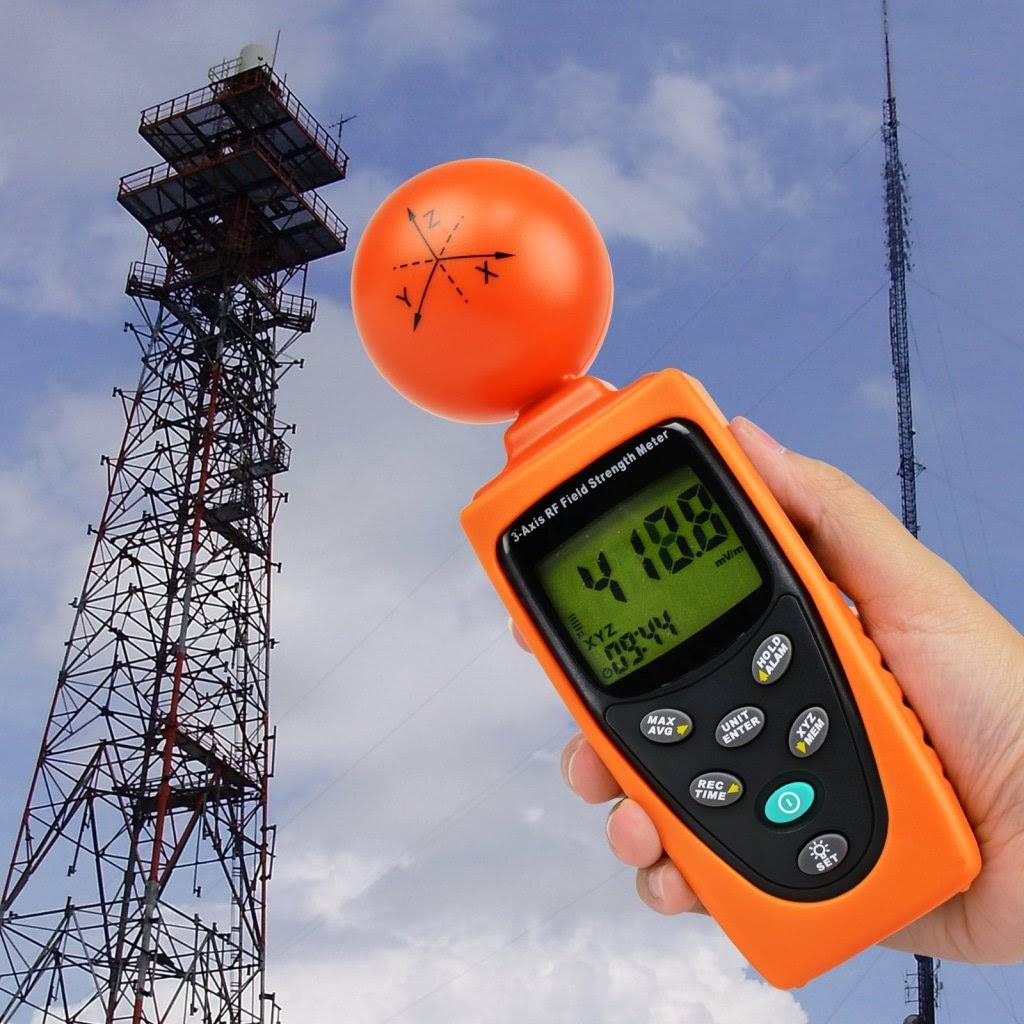 Digital 3 Axis EMF RF Radiation Electrosmog Meter