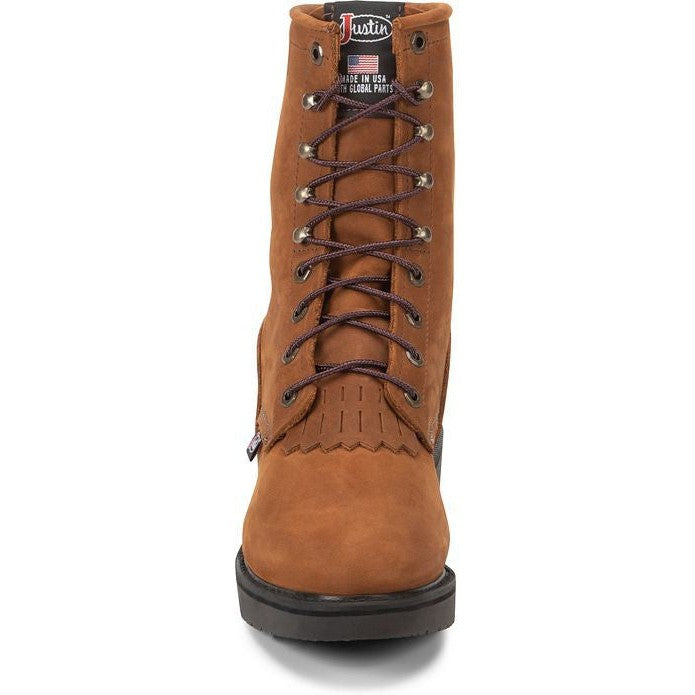 Justin Men鈥檚 Conductor 8鈥?Made in USA Work Boot 鈥?Hazel 鈥?760