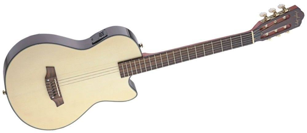 Angel Lopez EC3000CN Cutaway Electric Solid Body Classical Guitar - Natural