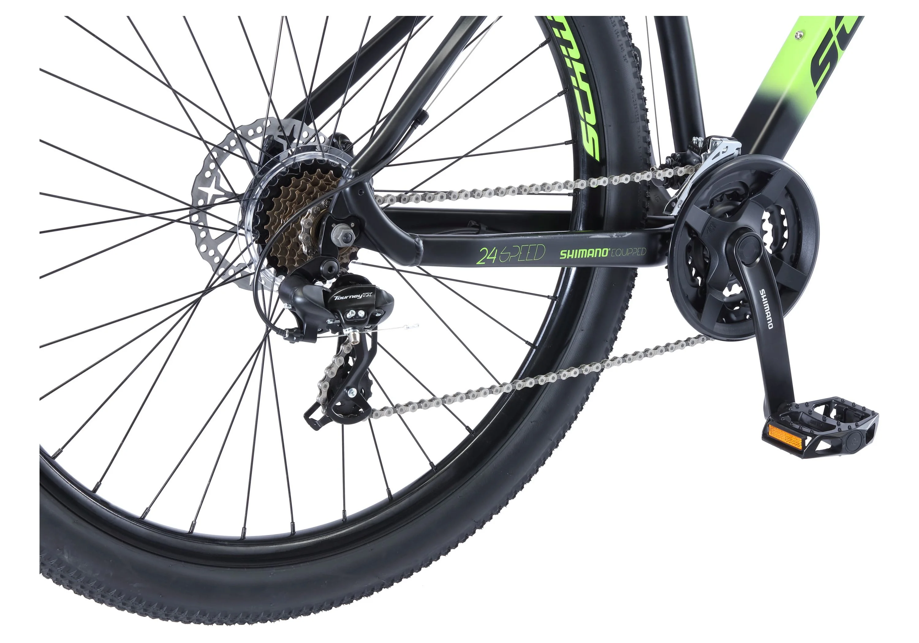 Schwinn Santis Mountain Bike, 24-speed, 29 inch wheels, grey