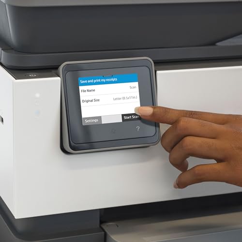 HP OfficeJet Pro 9015e Wireless Color All-in-One Printer with 6 Months Free Ink, Gray (1G5L3A) (Renewed Premium)