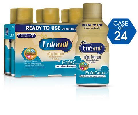 Enfamil Enfacare Baby Formula - 48 pack, 2 fl oz bottles