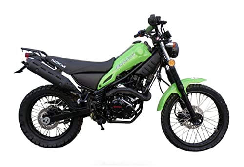 HHH 250cc Motorcycle Model RPS Magician 250cc Dual Sports Enduro 5 Speed Adult 250cc Scooter Motorcycle Street Bike (Black)