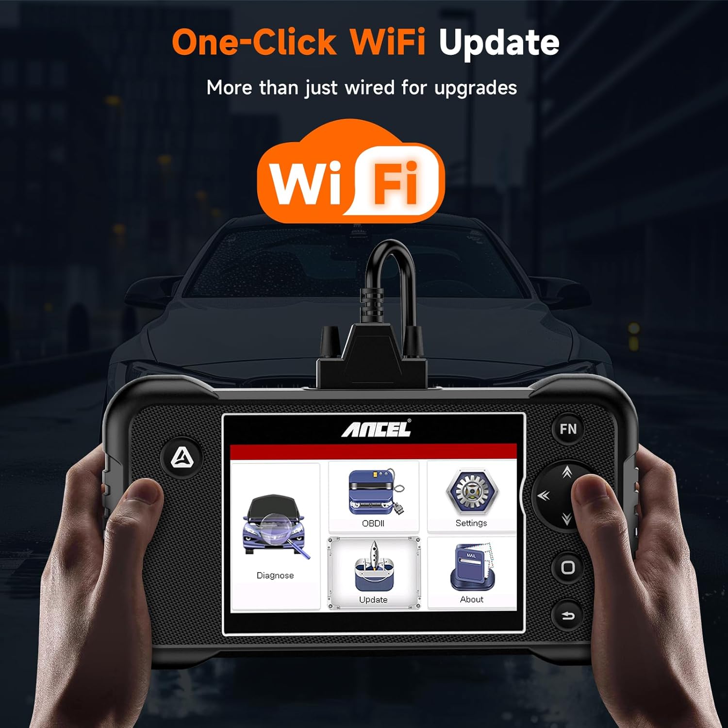 ANCEL FX3300 Elite OBD2 Scanner Diagnostic Tool, All System Scan Tool, WiFi Update Car Code Reader and Reset Tool Lifetime Free Update Code Reader, Diagnostic Scanner for Cars