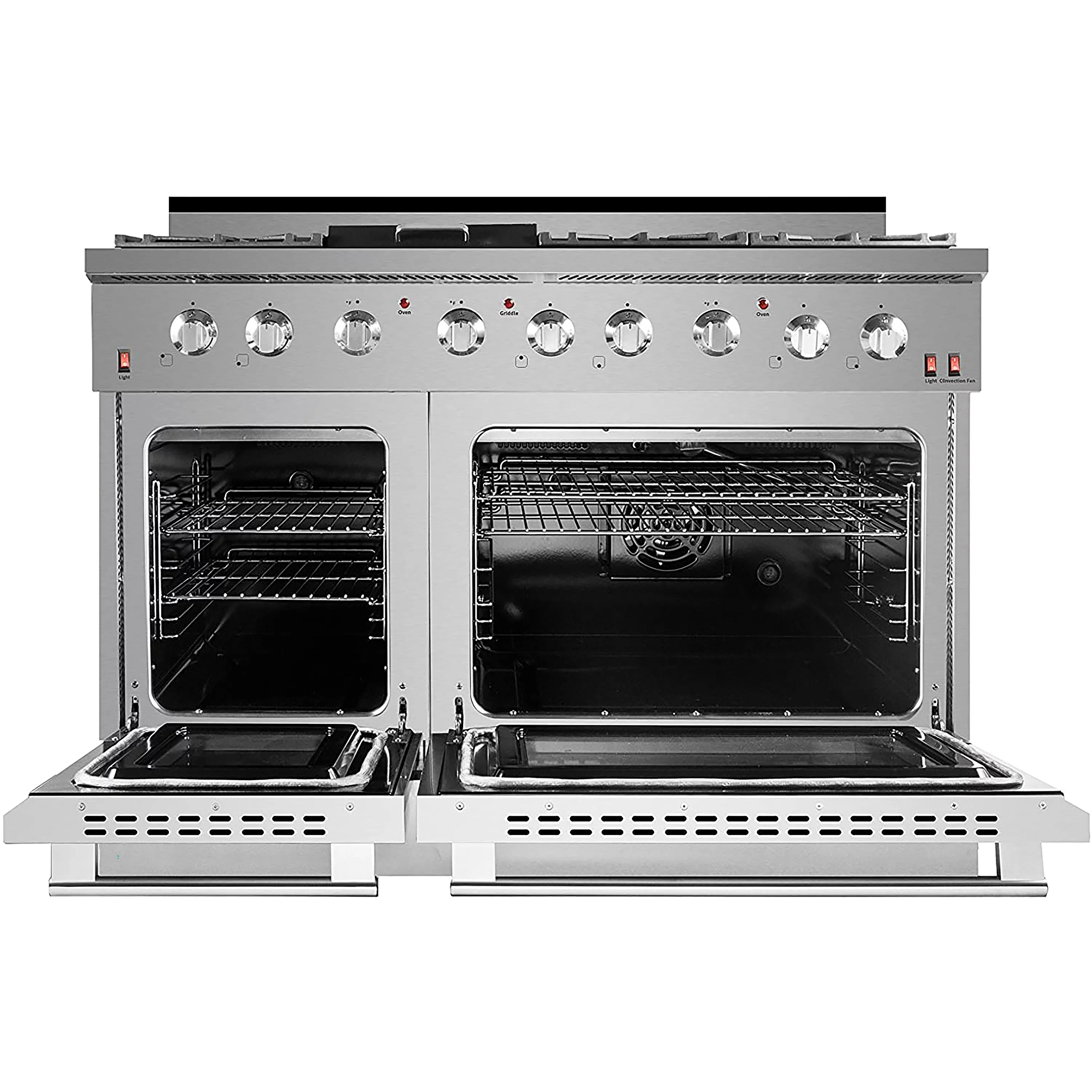 NXR  48" Stainless Steel Pro-Style Propane Gas Range with 7.2 cu.ft. Convection Oven SC4811LP
