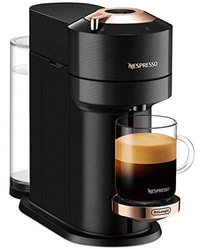 Nespresso Vertuo Next Coffee and Espresso Machine by De'Longhi, Black with Rose