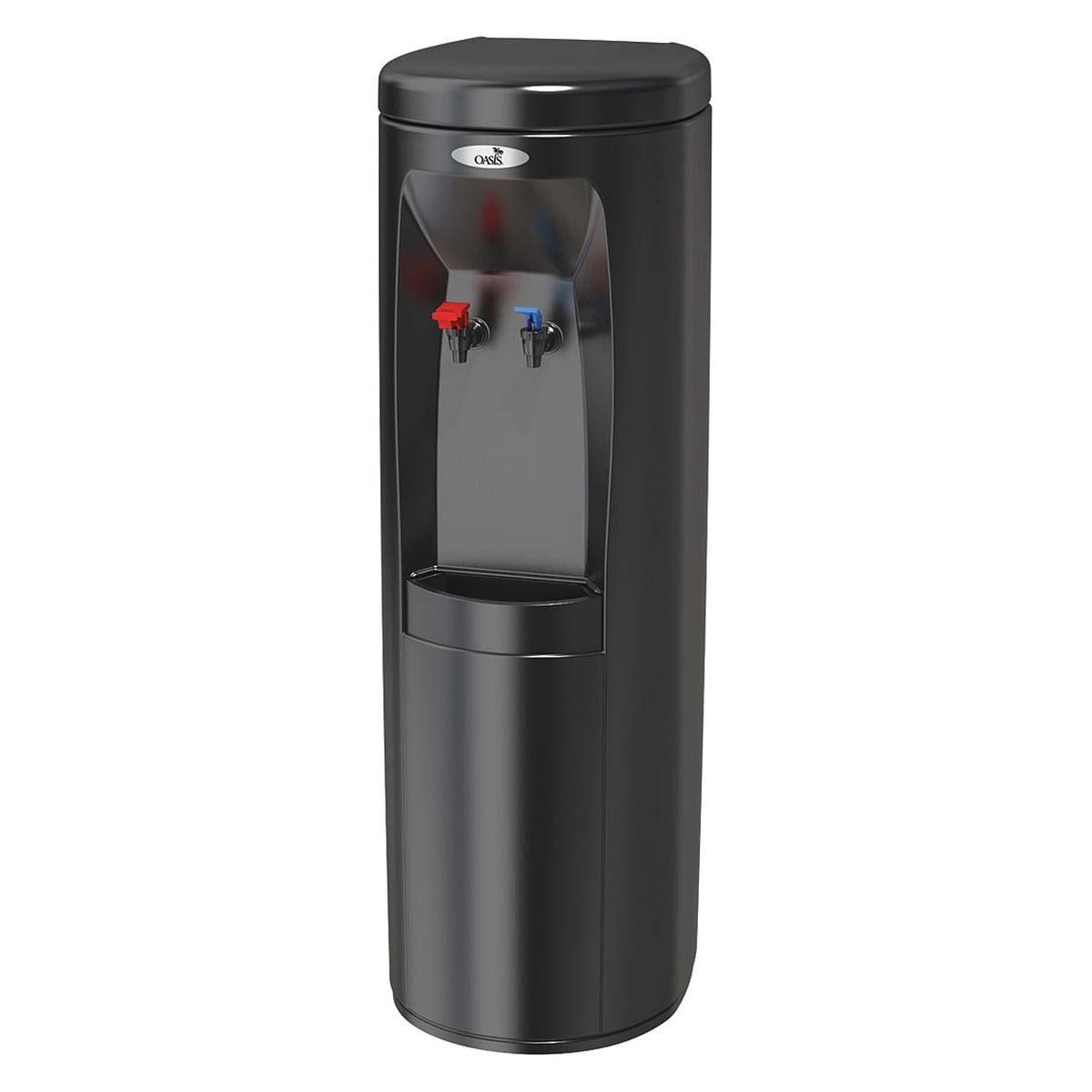 Oasis Atlantis Series Poud Point of Use Water Cooler Hot/Cold - Black