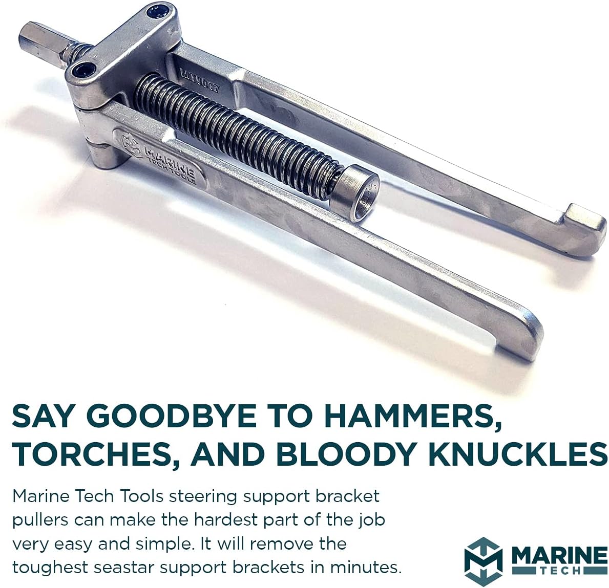 Marine Lower Bearing Carrier Puller �� Lower Unit Bearing Carrier Puller �� Works with Yamaha, Johnson, Evinrude, Mercury, Honda, Mercruiser