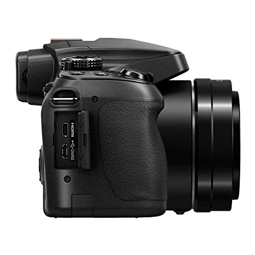 Panasonic LUMIX FZ80D Point and Shoot Digital Camera 4K Photo/Video Recording with Power Optical Image Stabilizer, Vlogging Camera with 60X Optical Zoom & 20-1200mm Wide-Angle Lens - DC-FZ80D