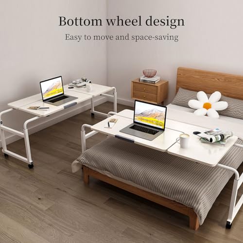 Bed Desk Over The Bed Table with Wheels Overbed Table Over The Bed Desk Over Bed Table Mobile Desk Bed Table with Wheels Computer Table for Bed Overbed Table with Wheels Adjustable Height