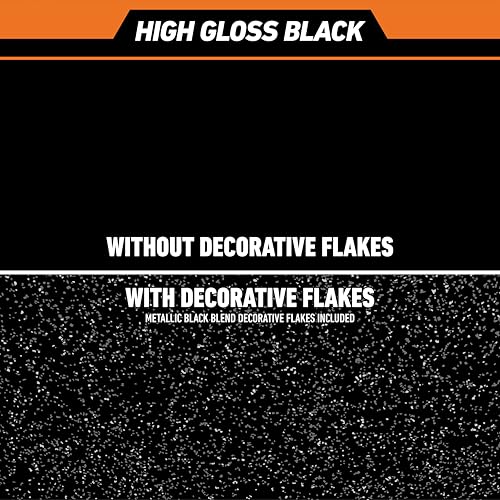 Gorilla Epoxy Garage Floor Coating (7 pc) Kit, 1-Car, Concrete Flooring, 100% Solids, Superior Adhesion, Incredibly Durable High Gloss Gray Finish, 275 sq. ft. Coverage