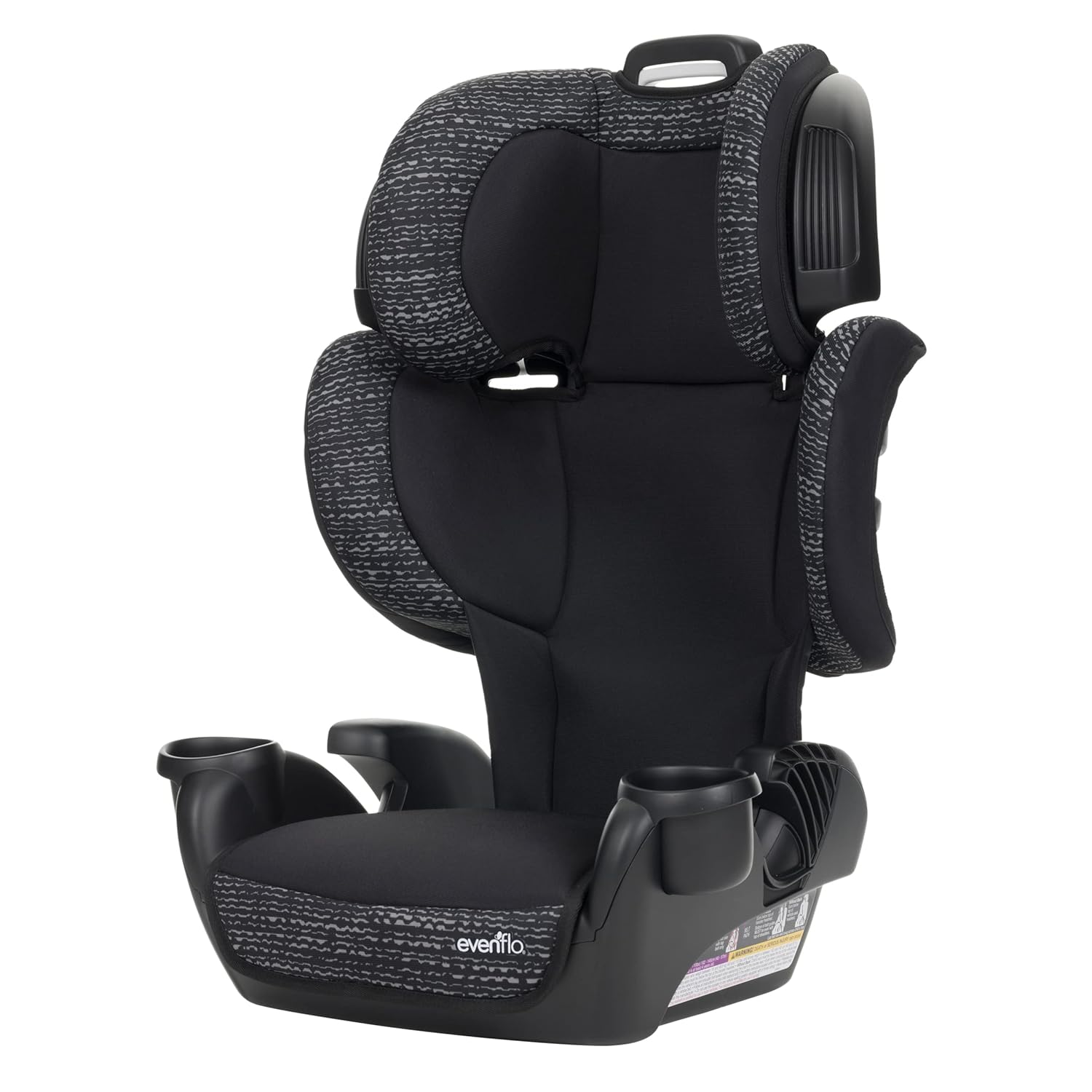 Evenflo Chase Harnessed Booster, Jameson & GoTime LX Booster Car Seat (Chardon Black)