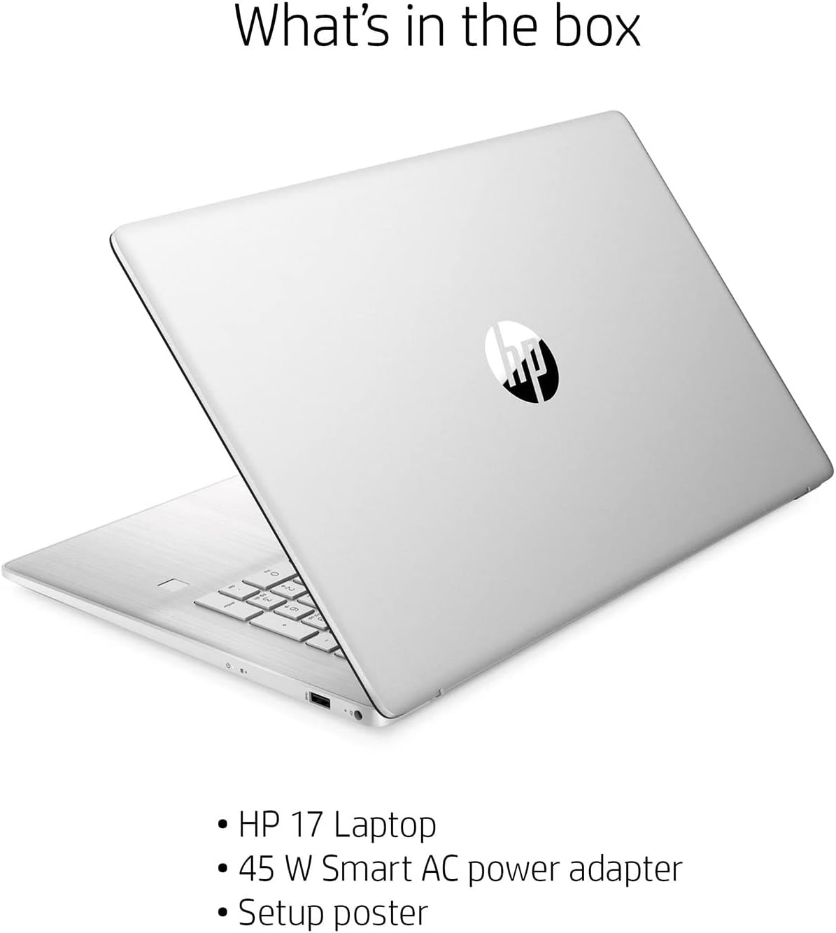 HP 2022 17.3" Full HD IPS Premium Laptop | 11th Generation Intel Core i7-1165G7 | Intel UHD Graphics | 8GB DDR4 | 512GBSSD | Windows 10 Home | Silver |