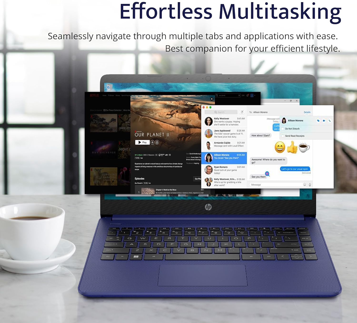HP Touchscreen Laptop, 14" HD Business Laptop, AMD Ryzen 7-5700U, 32GB RAM, 2TB PCIe SSD, AMD Radeon Graphics, HD Webcam, WI-FI 6, Bluetooth, HDMI, Blue, Windows 11, 32GB USB Card