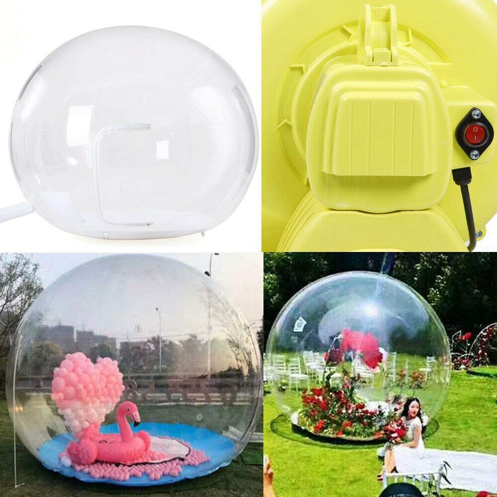 TFCFL 9.8ft Inflatable Bubble Tent PVC Clear for Outdoor Inflatable Dome Camping Bubble Tent Outdoor Rooftop