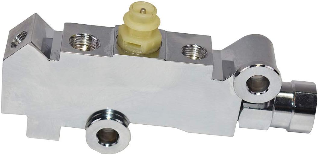 A-Team Performance - Disc/Disc Front Disc Rear Brake Proportioning Valve Universal PV4C - Compatible with GM Street Rod Classic Car and Truck Chrome Pack of 2