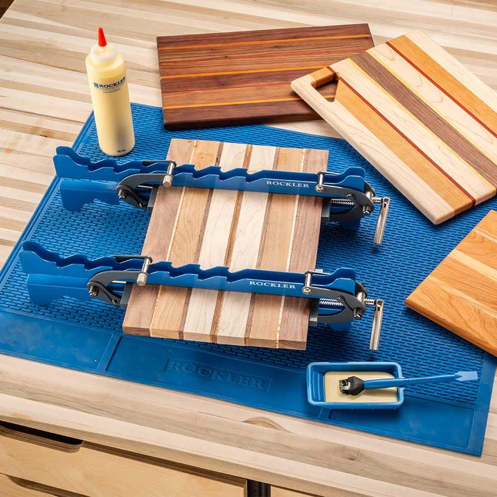 ROCKLER Mini Deluxe Panel Clamps Powerful Four-Way Pressure Cabinet Clamps