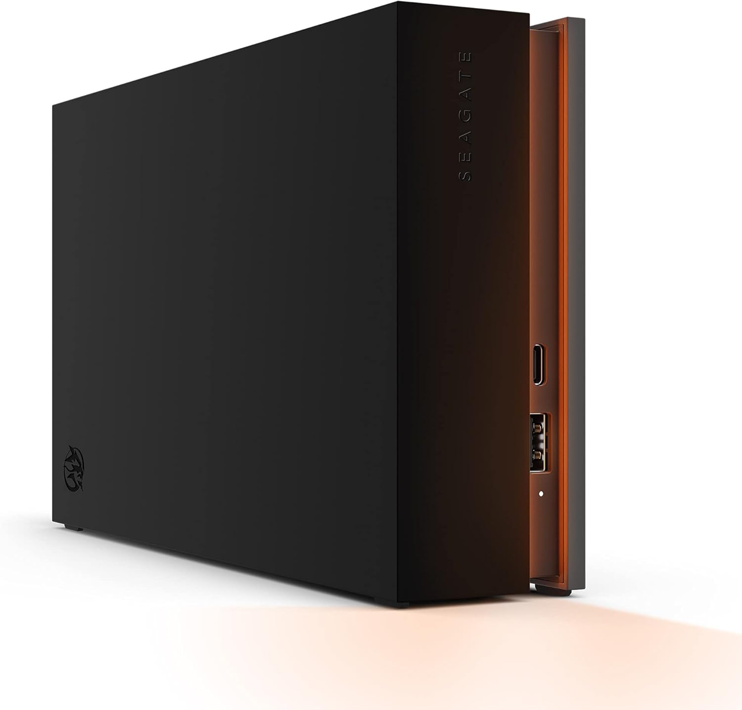 Seagate FireCuda Gaming Hub External Hard Drive HDD 8TB - USB 3.2, Customizable RGB LED Lighting, Dual Forward-Facing USB for Desktop PC with Rescue Services (STKK8000400)