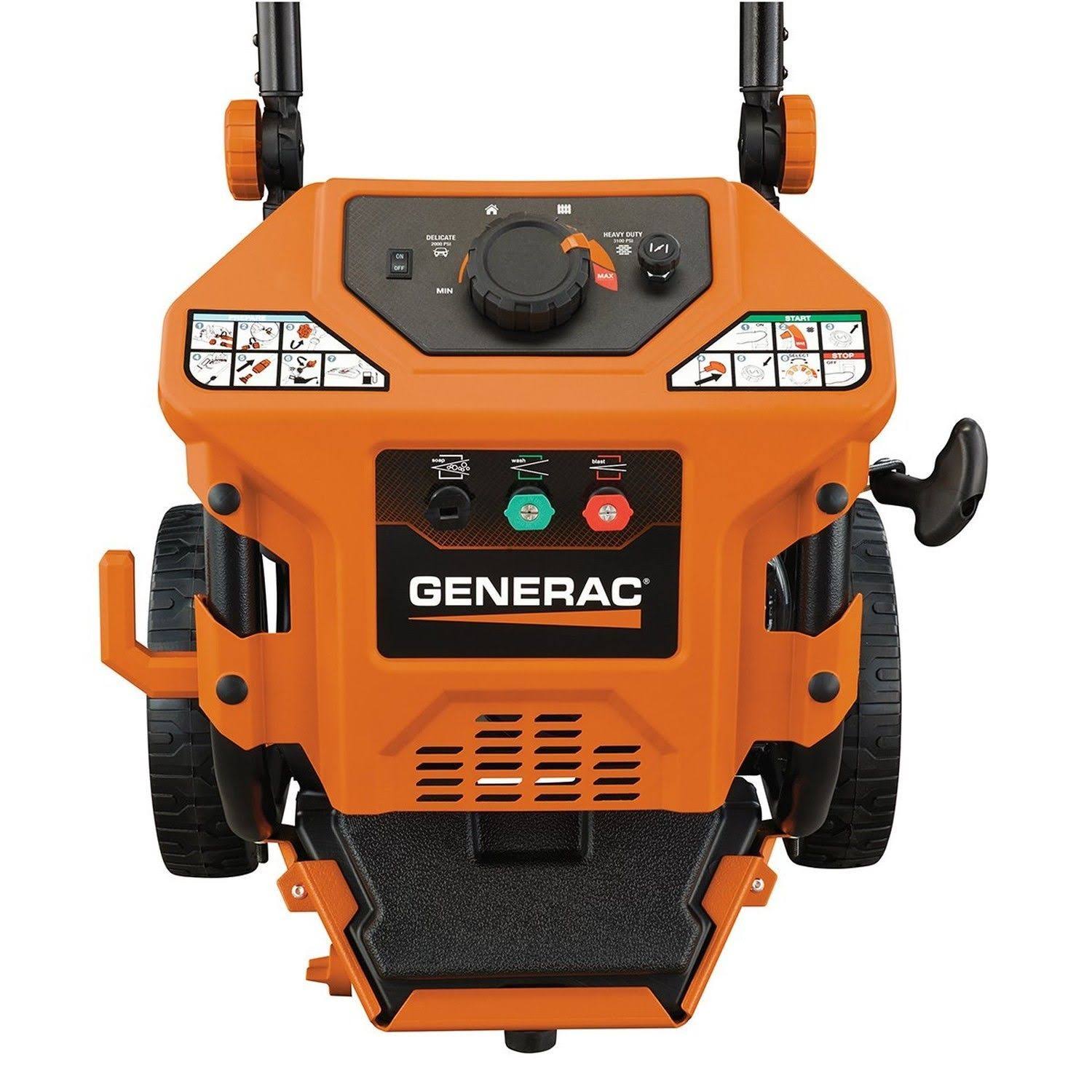 Generac 6602 Onewash 2,000 - 3,100 PSI 2.8 GPM Residential GAS Pressure Washer