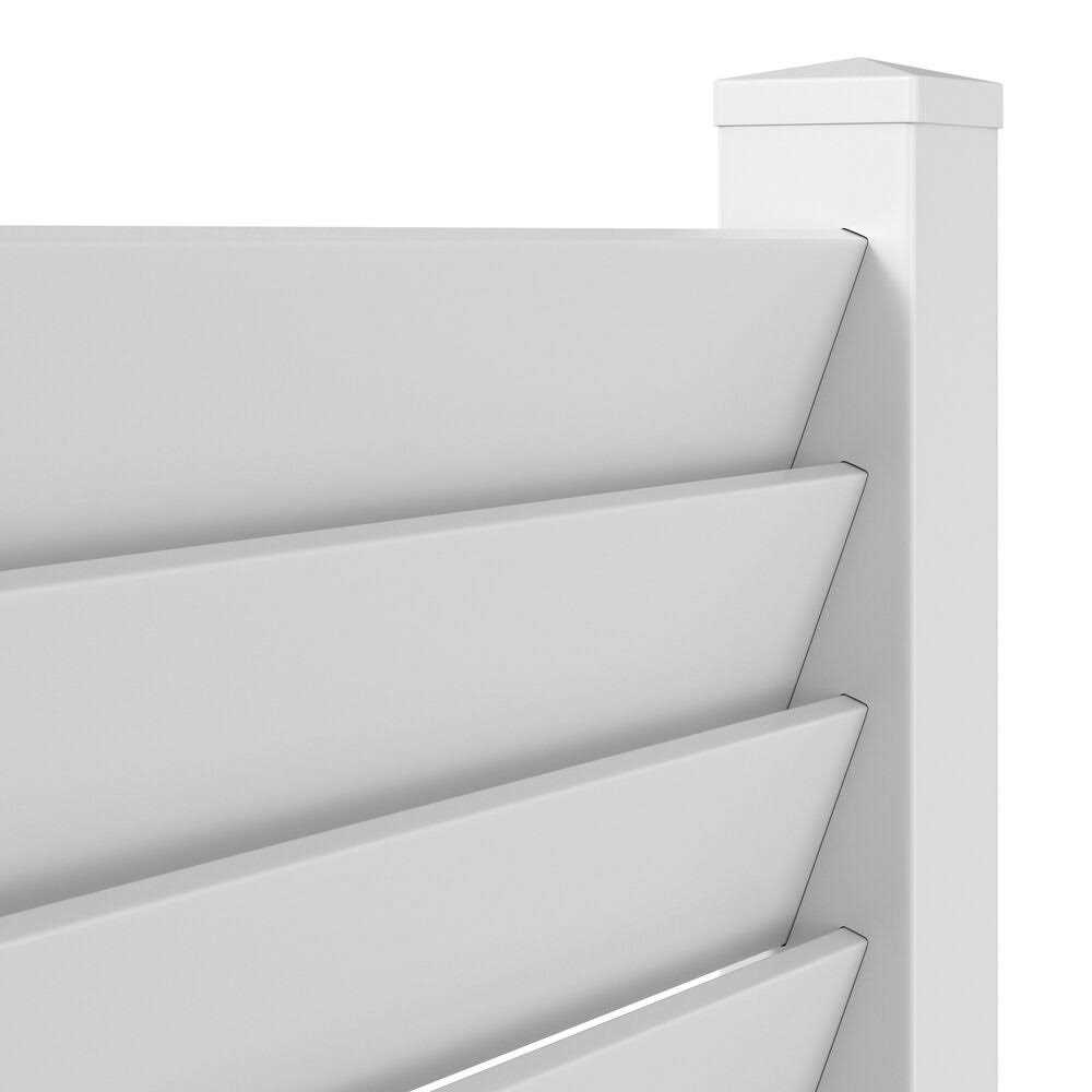 Barrette Outdoor Living 6 ft. x 6 ft. Louvered Fence Panel - Shop Hardware Tools Online Store