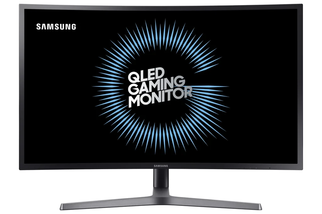 SAMSUNG 27" Curved QLED Gaming Monitor with Quantum Dot (2560 x 1440) Monitor LC27HG70QQNXZA