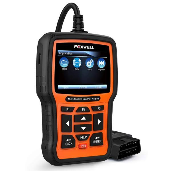 Foxwell NT510 for BMW Automotive OBD2 Scanners Code Reader All System Car Diagnostic Scan Tool with Battery Registration