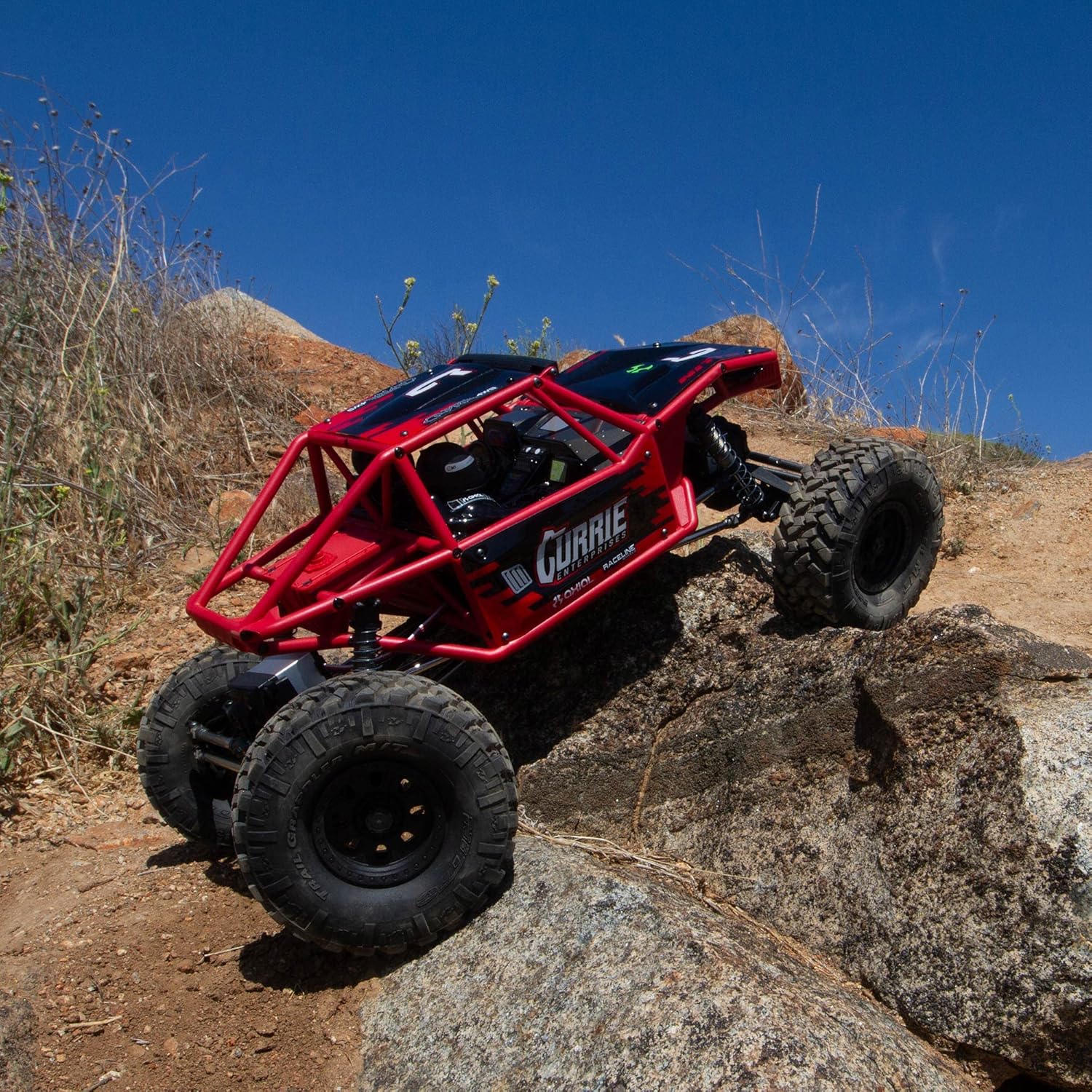 Axial RC Truck 1/10 Capra 1.9 4WS Unlimited Trail Buggy RTR (Batteries and Charger Not Included), Red, AXI03022T1