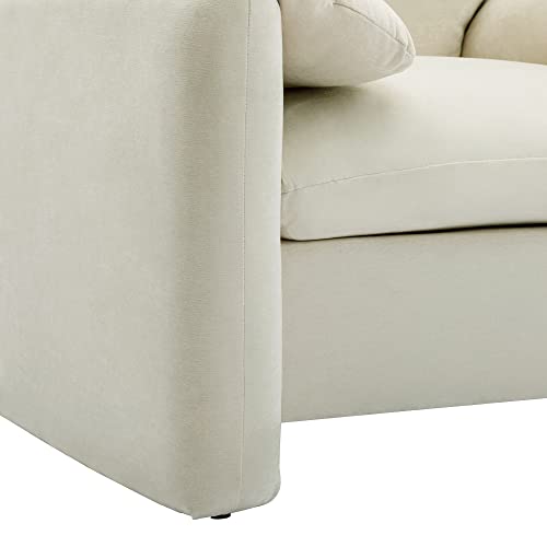 Chenille Oversized Armchair-Modern Accent Chair & Single Sofa Lounge, 38.6'' Wide, Comfortable Seating for Living Room & Bedroom, Grey