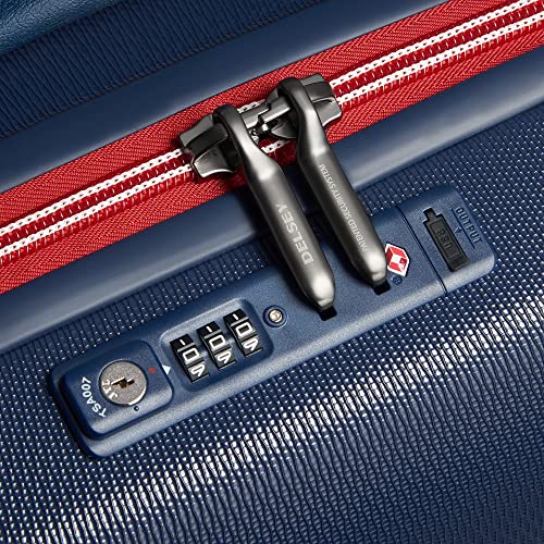 DELSEY PARIS Chatelet Air 2.0 Hardside Luggage with Spinner Wheels, Angora, Checked-Large 28 Inch