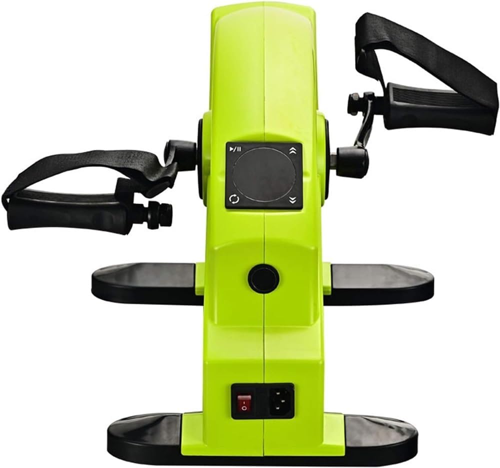 Motorized Electric Legs and Arms Pedal Exerciser Mini Exercise Bike, Under Desk Bike Pedal Exerciser with Adjustable Leg, Desk Cycle, Mini Exercise Bike Pedal for Home Office