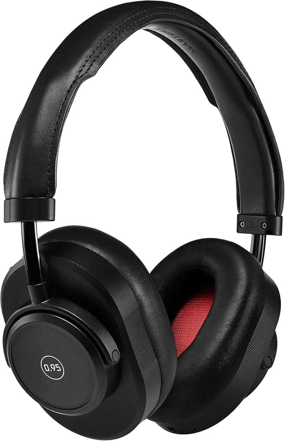 Master & Dynamic MW65 Active Noise-Cancelling (ANC) Wireless Headphones �C Bluetooth Over-Ear Headphones with Mic, Leica -Black