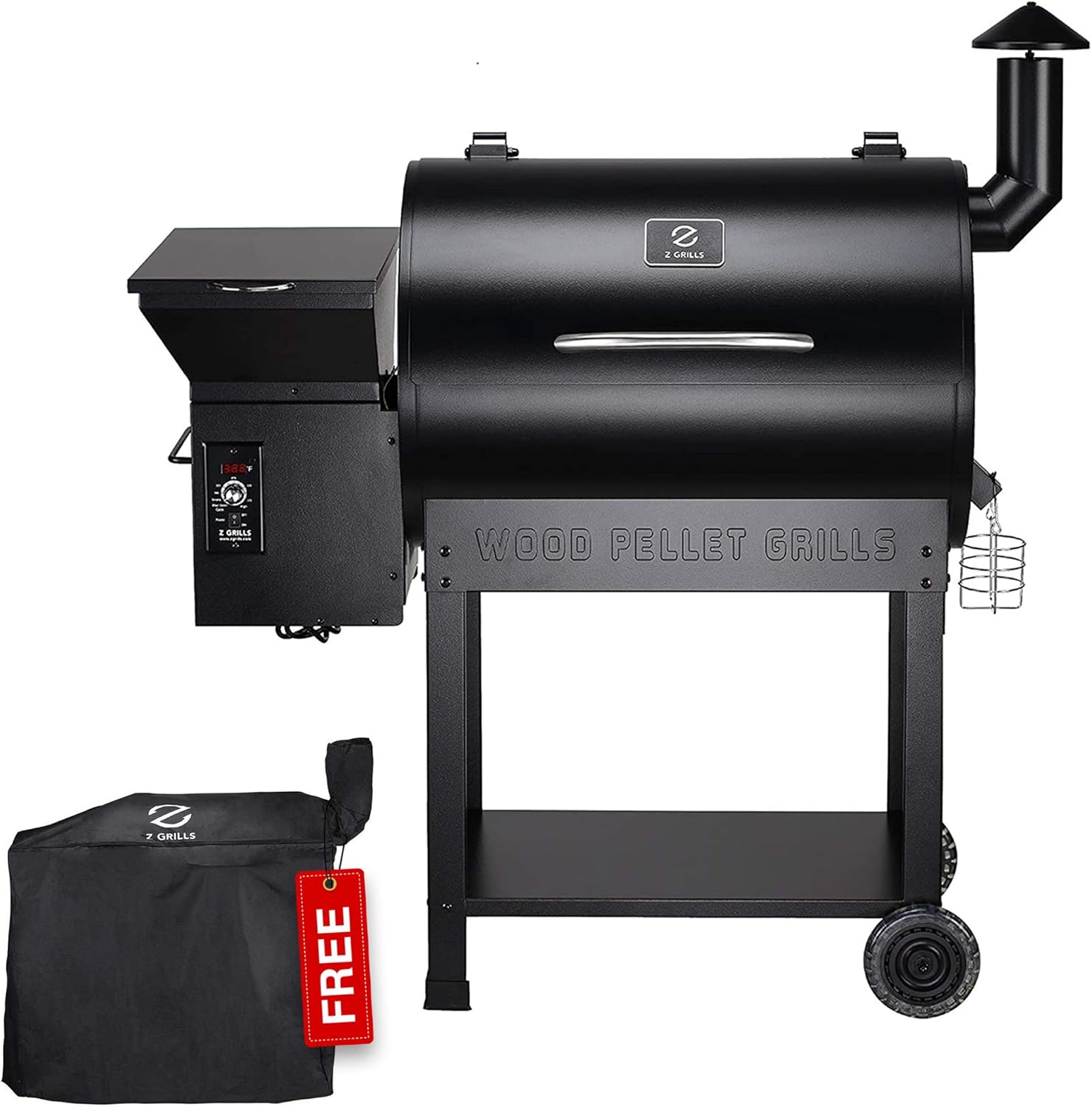 Z GRILLS ZPG-200A Portable Wood Pellet Grill & Electric Smoker – Camping BBQ Combo with Auto Temperature Control