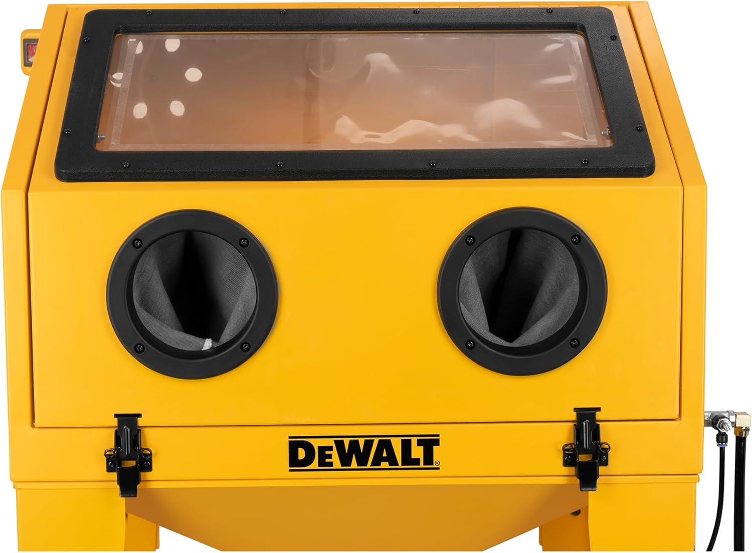 DEWALT Abrasive Blast Cabinet, Modular Standalone or Benchtop Sand Blasting Cabinet 20 CFM @ 90 PSI, Max Pressure 125 PSI (DXCM009-0370)