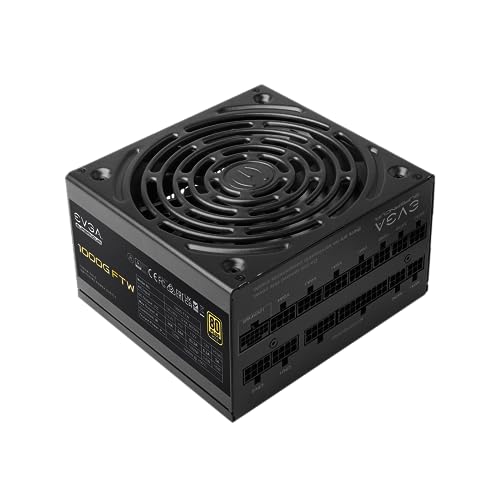 EVGA Supernova 850G FTW ATX3.0 & PCIE 5, 80 Plus Gold Certified 850W, 12VHPWR, Fully Modular, ECO Mode with FDB Fan, 100% Japanese Capacitors, Compact 150mm Size, Power Supply 535-5G-0850-K1