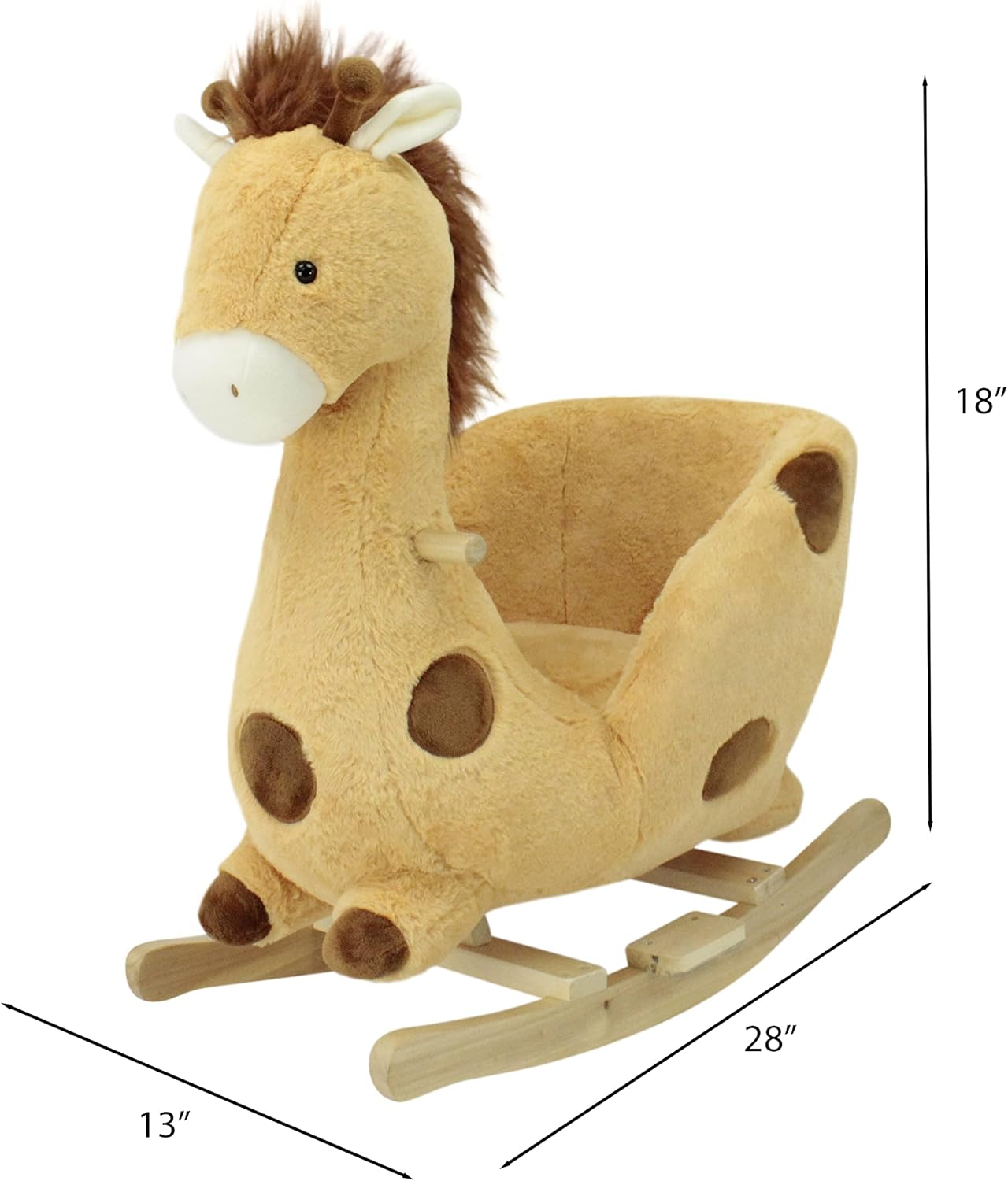 Soft Landing | Joyrides | Sit-in Character Rocker - Giraffe Pack of 2