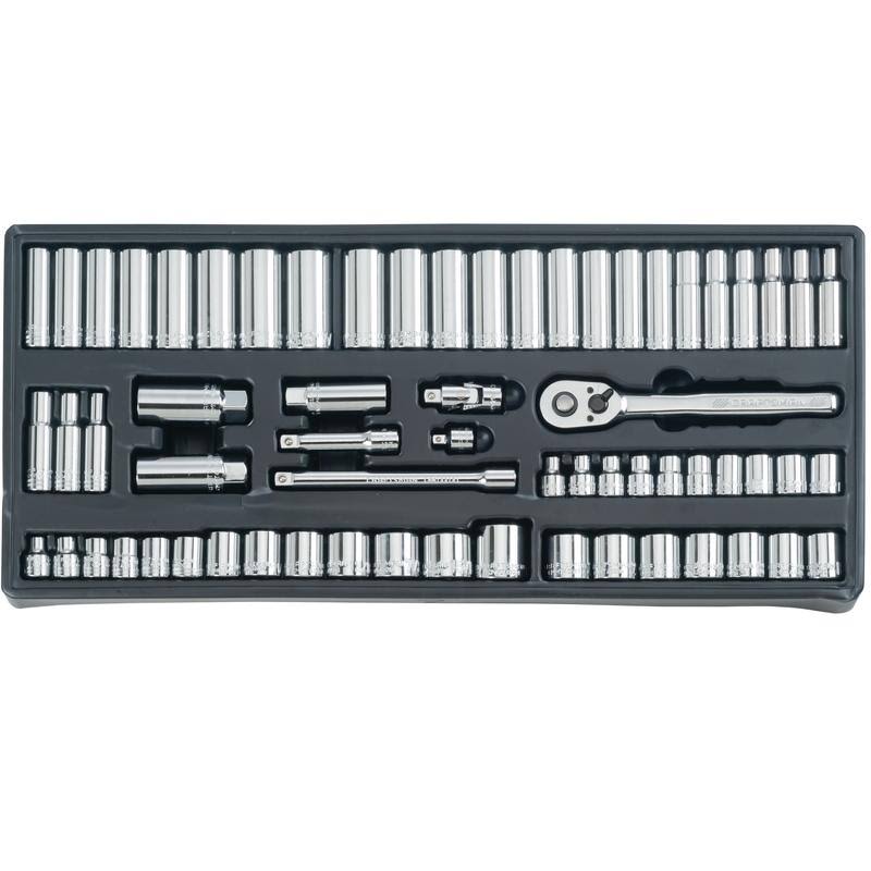 Craftsman 1/4, 3/8 and 1/2 in. Drive Metric and SAE 6 and 12 Point Mechanic&s Tool Set 308 pc.
