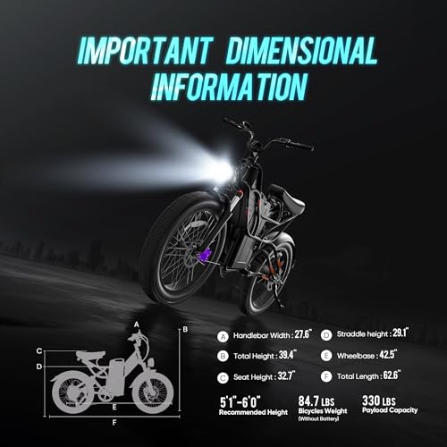 Cupid 1000W Electric Bike for Adults, 48V 30Ah Long Range Electric Bike Up to 110Miles, 30MPH Full Suspension Ebikes 20 * 3.0" Anti-Puncture Fat Tire Electric Bike Dual Hydraulic Brakes